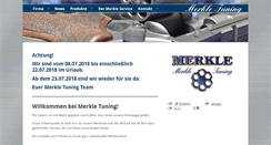 Desktop Screenshot of merkle-tuning.de