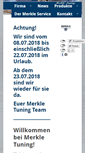 Mobile Screenshot of merkle-tuning.de