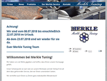 Tablet Screenshot of merkle-tuning.de